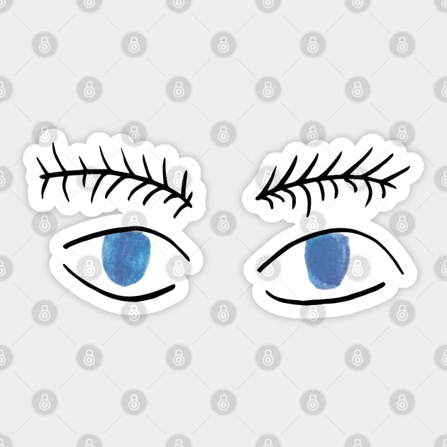 Hairy eyebrows Sticker by drFreehair